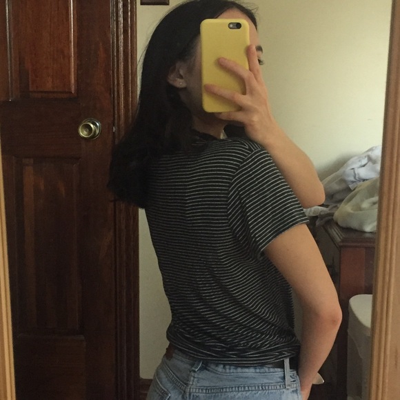 SOLD Brandy Melville Striped Tee - Picture 2 of 6